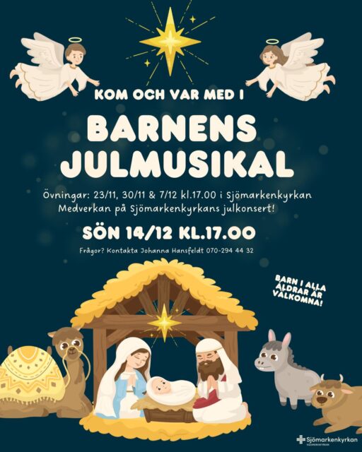 Kom och var med i BARNENS JULMUSIKAL!